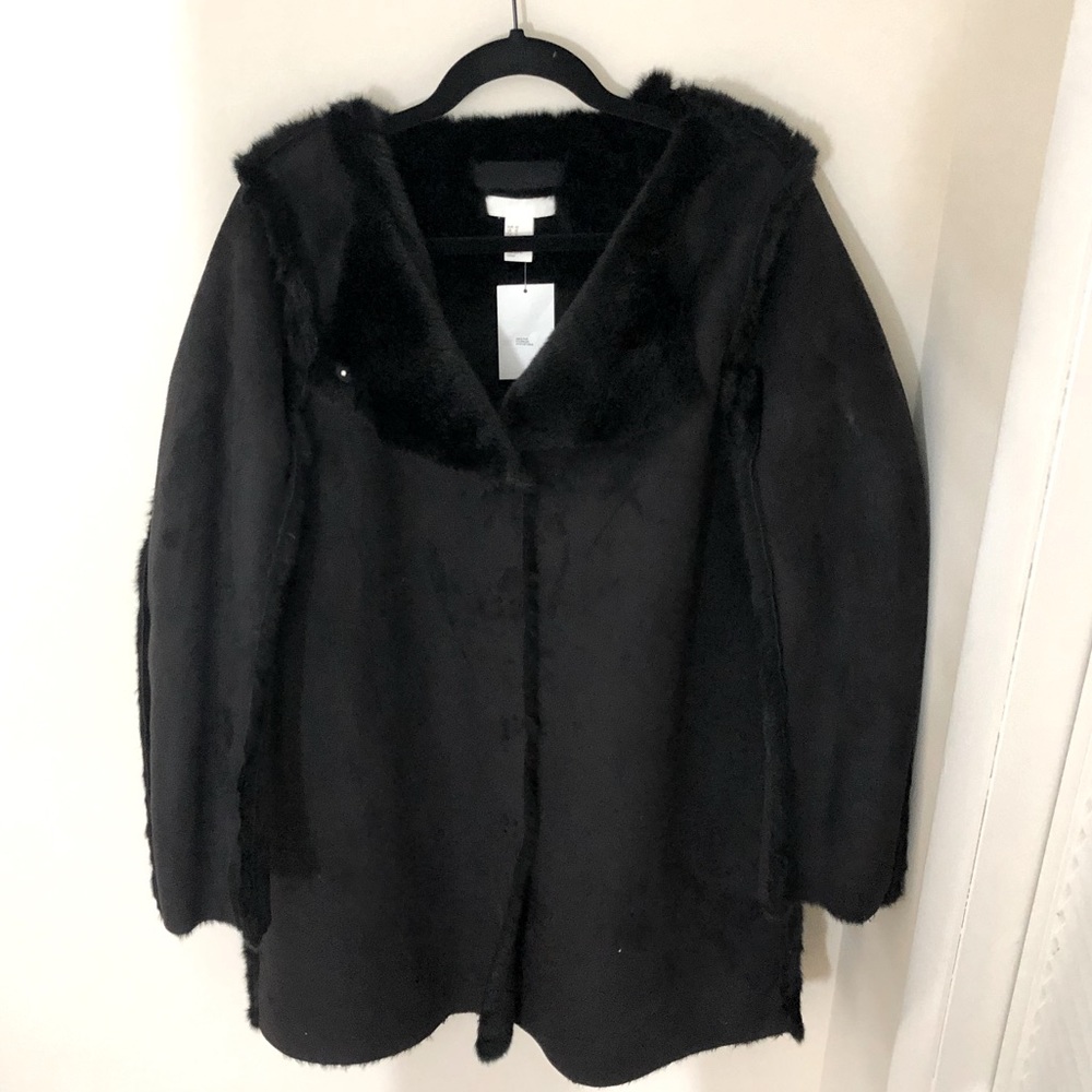 Faux fur coat